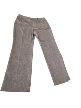 Taupe & Black Tweed Pants